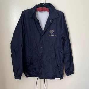 Diamond Supply Co Windbreaker Light Jacket Medium NWOT